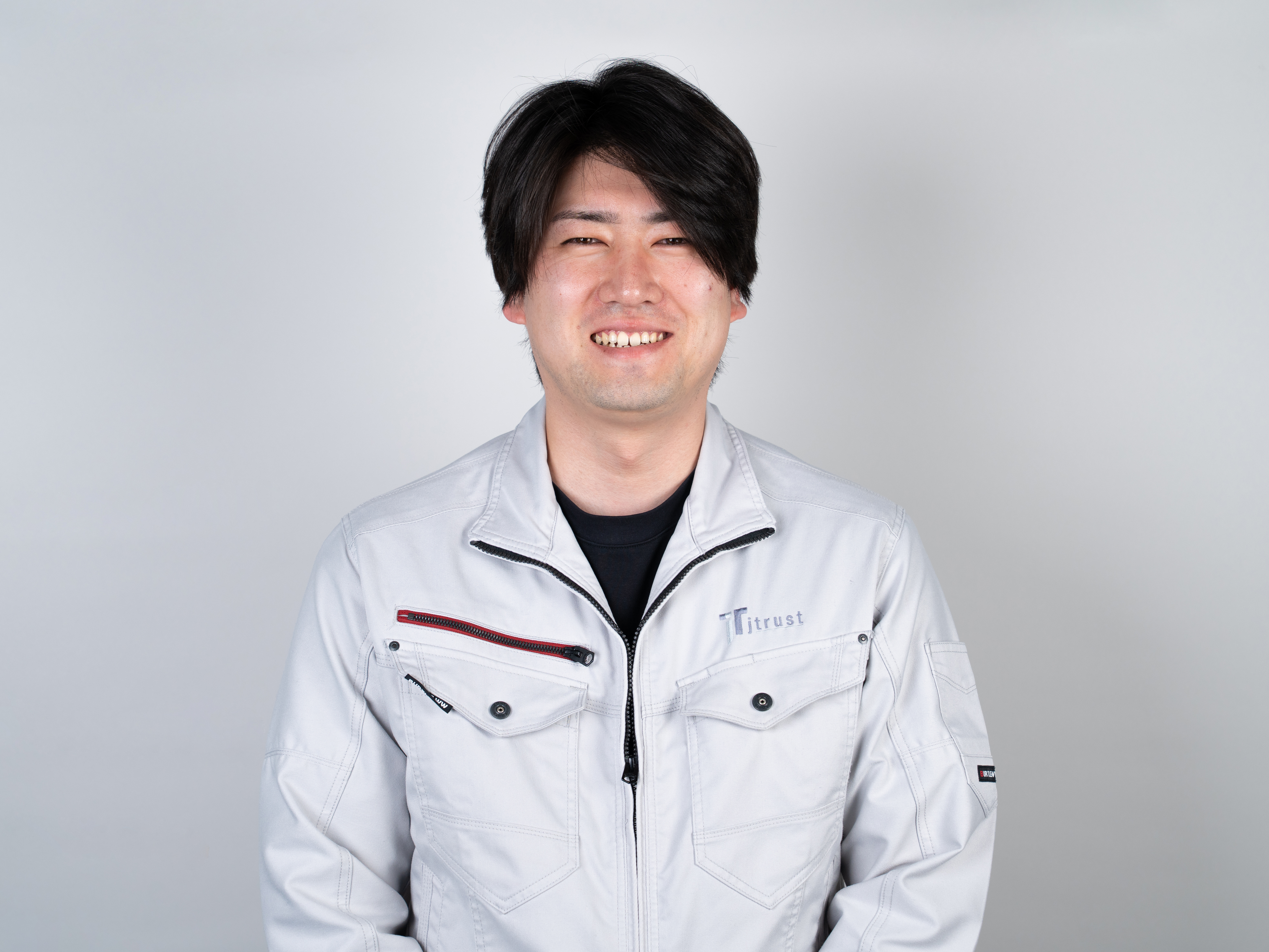 作業着を着た男性